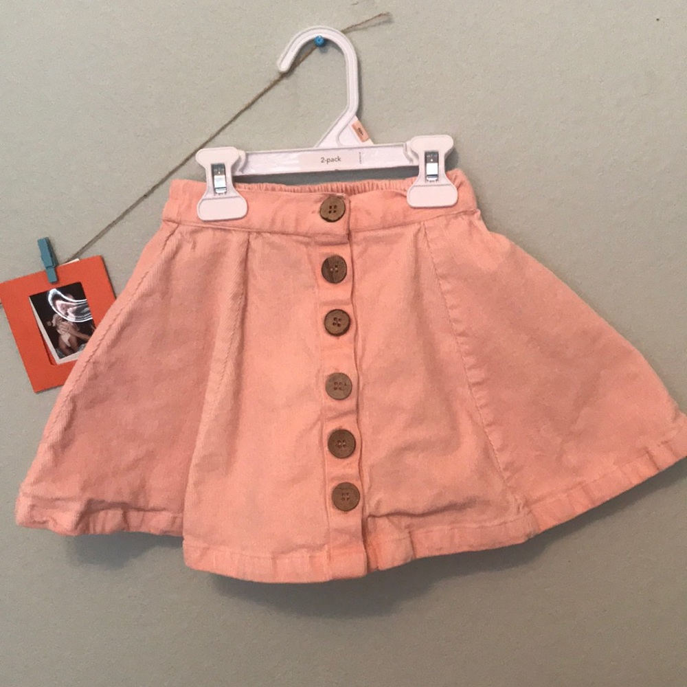SweetHoney corduroy pink skirt